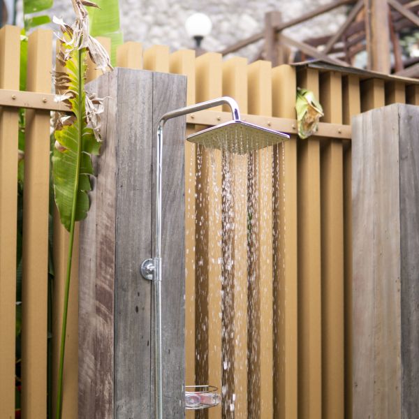 Cost of Outdoor Shower Plumbing in Hudson