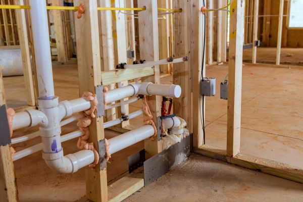 Rough Plumbing Installation in Hudson
