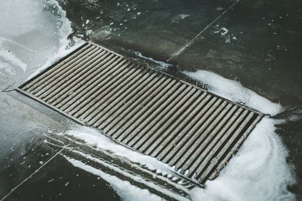 Garage Drainage Installation in Hudson