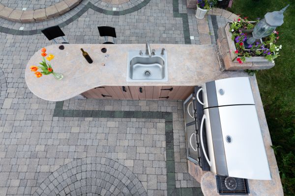 Outdoor Sink Installation in Hudson